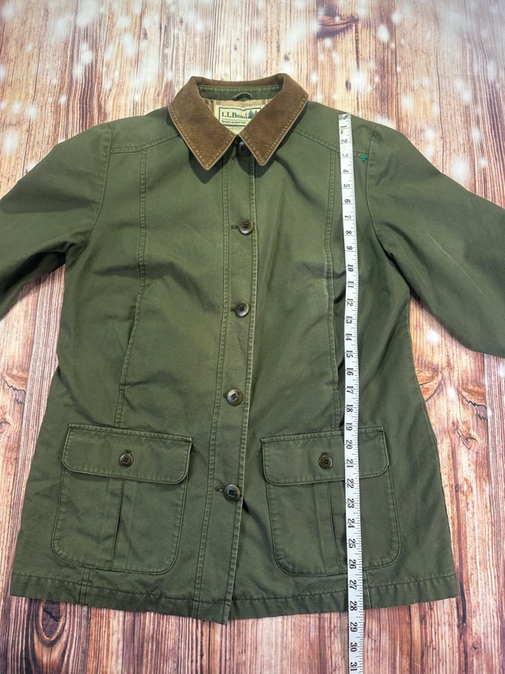 Vintage LL Bean Adirondack Barn Women’s Jacket  (Flannel-Lined) Size Small - Picture 9 of 16